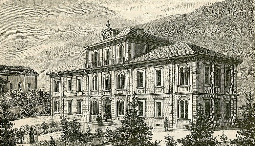 La Casa valdese vers 1890 La Casa valdese vers 1890