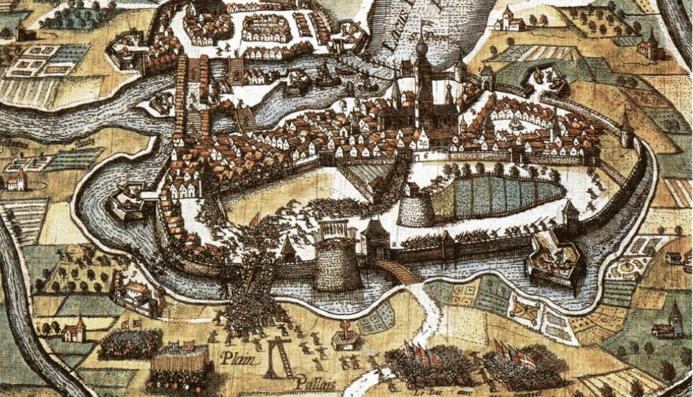 "L'Escalade à Genève", 1602, atelier de Franz Hogenberg (Cologne, XVIe - début XVlle siècle), Eau-forte rehaussée à l'aquarelle "L'Escalade à Genève", 1602, atelier de Franz Hogenberg (Cologne, XVIe - début XVlle siècle), Eau-forte rehaussée à l'aquarelle / ©Public domain, via Wikimedia Commons