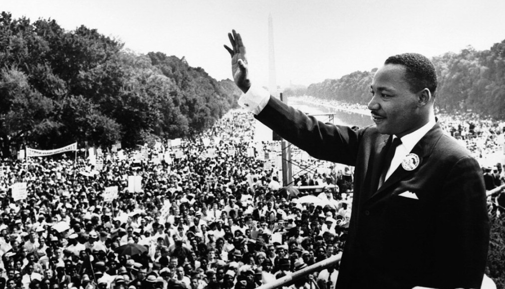 Martin Luther King Jr, le 28 août 1963, livrant son célèbre discours "I have a dream". Martin Luther King Jr, le 28 août 1963, livrant son célèbre discours "I have a dream". / ©Domaine public, Wikimedia Commons