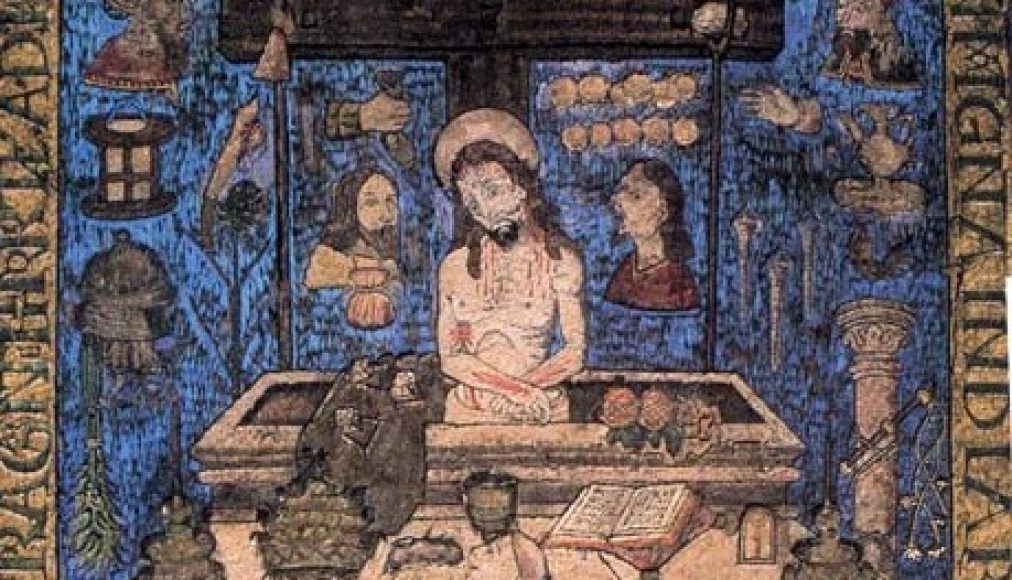 "La messe de Saint Grégoire", mosaïque de plumes créé par Diego Huanitzin (Mexique) en 1539 "La messe de Saint Grégoire", mosaïque de plumes créé par Diego Huanitzin (Mexique) en 1539 / ©Wikimedia Commons/Domaine public