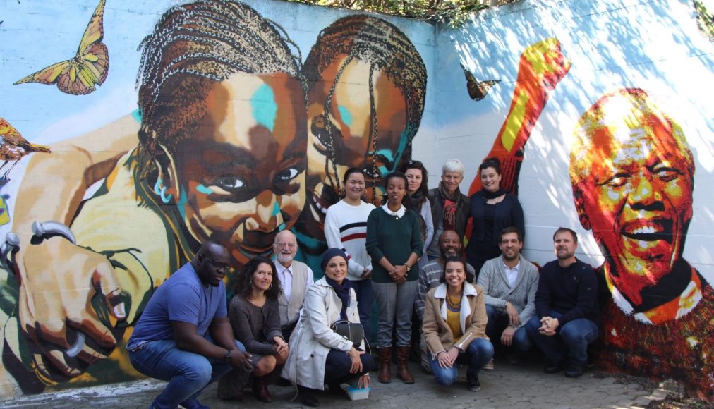 En 2019, une fresque avait été graffée par Nadia Seika et Heurk Oner durant une précédente édition de «Servette contre le racisme». En 2019, une fresque avait été graffée par Nadia Seika et Heurk Oner durant une précédente édition de «Servette contre le racisme». / ©Plateforme interreligieuse de Genève