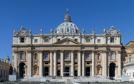 La basilique Saint-Pierre à Rome / ©Alvesgaspar, CC BY-SA 4.0 Wikimedia Commons