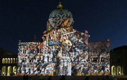 Reset, spectacle son et lumière sur le palais fédéral / © Joël Burri